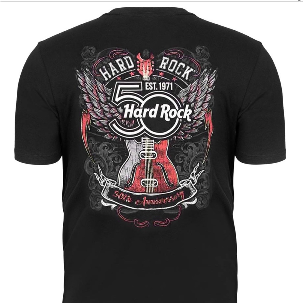 Hard Rock Cafe 50th Anniv Album Tee San Francisco
